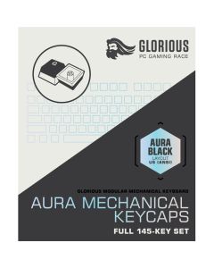 Glorious Aura Mechanical Keycaps v2 PBT - Black