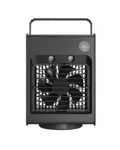 Porodo Lifestyle Air & Mist Portable Cooling Fan With Night Light - Black