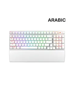Asus Rog Strix Scope Ii 96 Rgb Rog Nx Snow Switch Wireless Mechanical Gaming Keyboard - White