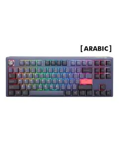 Ducky One 3 Tkl - Blue Switch Rgb Hot-swap Wired Mechanical Keyboard - Cosmic Blue - Ar Layout