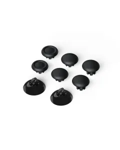 8 In 1 Plastic Joystick Cap & Joystick Base For Original Ps5 Edge Controller - Black
