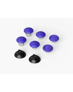 8 In 1 Plastic Joystick Cap & Joystick Base For Original Ps5 Edge Controller - Blue