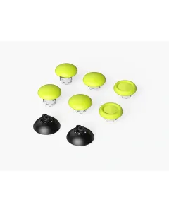 8 In 1 Plastic Joystick Cap & Joystick Base For Original Ps5 Edge Controller - Lemon Yellow