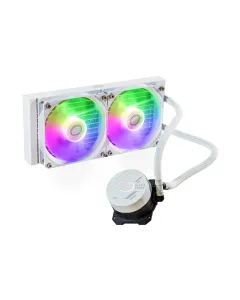 Coolermaster Masterliquid 240l Core Argb Cpu Liquid Cooler - White