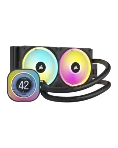 Corsair Icue Link H100i Lcd Rgb - 240mm Aio Cpu Liquid Cooler - Black