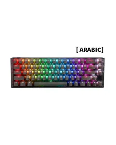 Ducky One 3 Sf - Red Switch Rgb Hot-swap Wired Mechanical Keyboard - Aura Black - Ar Layout