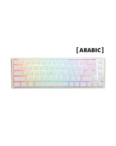 Ducky One 3 Sf - Red Switch Rgb Hot-swap Wired Mechanical Keyboard - Aura White - Ar Layout