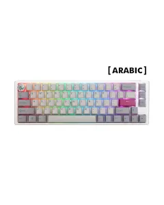 Ducky One 3 Sf - Blue Switch Rgb Hot-swap Wired Mechanical Keyboard - Mist Grey - Ar Layout