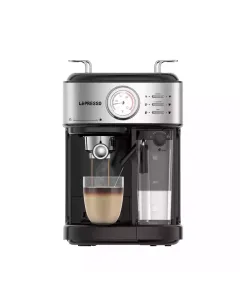 Lepresso Coffee Machine 20 Bar Powerful Pressure Pump With Capsule Filter And Funnel - Black