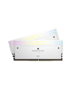 Corsair Dominator Titanium Rgb Ddr5 Dram - 32gb (2x16gb) 7000mt/s Cl34 Memory Kit - White