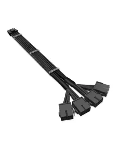 Sybechatf Rtx 4090 4080 4070ti 16(12+4) to 4x8pin Pci-e 5.0 Sleeved Extension Cable