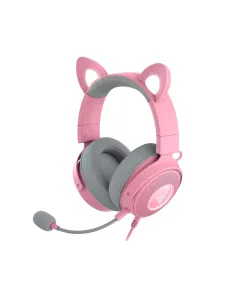 Razer Kraken Kitty V2 Pro Wired Rgb Gaming Headset With Interchangeable Ears - Quartz Edition