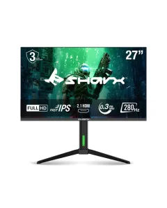 Sharx Profin (27f280i) 27" Fhd (1920x1080), 280hz, 0.3ms, Fast Ips, Hdmi 2.1, Built In Speaker Gaming Monitor - Black