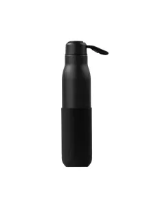 Eltoro Stainless Steel Bottle 750ml Black With Black Sleeve - Black