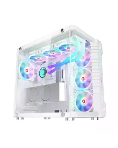 Gameon Emperor Arctic Iii Series Mid Tower Gaming Case - White