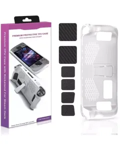 Kickstand Protective Case for Steam Deck Console - White