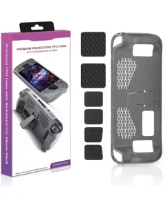 Kickstand Protective Case for Steam Deck Console - Grey