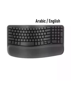 Logitech Wave Keys Ergonomic Wireless Keyboard – Arabic/english