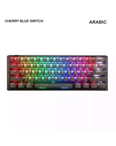 Ducky One 3 Mini Aura Black Hot-swap Rgb Mechanical Keyboard Cherry Blue Switch - English/arabic