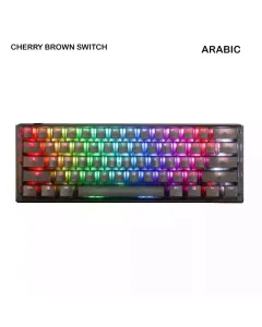 Ducky One 3 Mini Aura Black Hot-swap Rgb Mechanical Keyboard Cherry Brown Switch - English/arabic