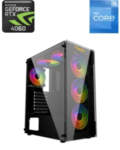 Twisted Minds Manic Intel Core I5-12th Gen Rtx 4060 Gaming Pc - Black