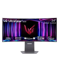 Lg 34-inch Ultragear Oled Wqhd 240hz 0.03ms G-sync Compatible 800r Curved Gaming Monitor