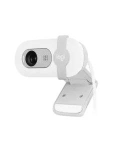 Logitech Brio 100 Full Hd 1080p Webcam With Integrated Privacy Shutter - White