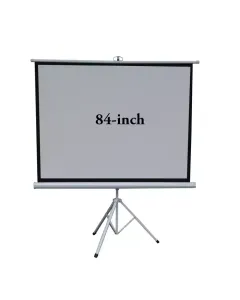 Portable Projection Screen With Tripple Stand 84-inch (Matte White)