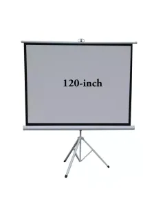 Portable Projection Screen With Tripple Stand 120-inch (Matte White)