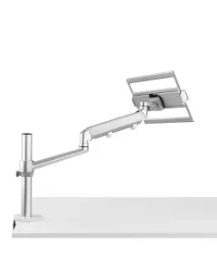 Gamvity Adjustable Height Aluminum Gas Spring Monitor Arm For Laptop And Monitor OL-1S Pro - Silver