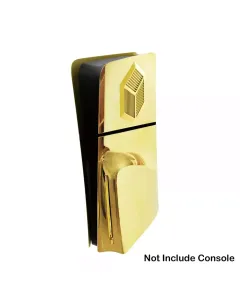 Replacement Faceplate For Ps5 Console Slim Disk Version - Electroplated Gold