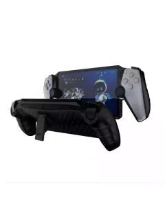 Tpu Stripe Case With Stand For Playstation Portal - Black