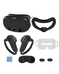 Silicone Kit For Meta Quest 3 with PP bag - Black