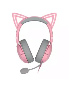 Razer Kraken Kitty V2 Usb Headset With Rgb Kitty Ears - Quartz Edition