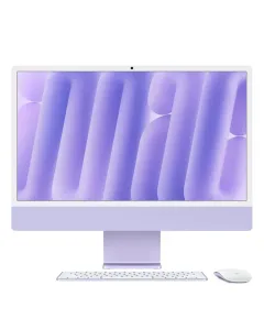 Apple Imac M4 24-inch 4.5k Retina Display With 10‑core Cpu 10‑core Gpu 16gb 1tb Ssd - Purple (Arabic)