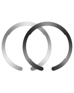Esr Halolock Universal Ring Magsafe Wireless Charging - 2pack - Black & Silver
