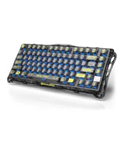 Gravastar Mercury K1 Lite 75% Wireless Mechanical Gaming Keyboard - Transparent Black (English)
