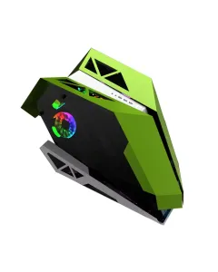 Lovingcool Gaming Pc Case Atx Computer Game Case Mid Tower 3.0 Usb Cpu Cabinet Gaming Computer Case (Pre-installed 7 Fan)