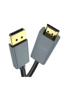 Dtech Display Port To Hdmi Cable 1.8m Male To Male 4k 60hz