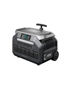 Powerology Solar Input Portable Generator - Black