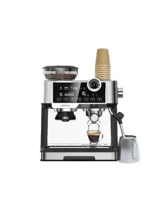 Lepresso Advanced Espresso Machine Interactive Touch Display - Silver