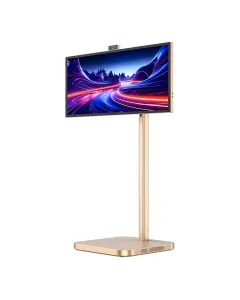 Powerology Android 32” Uhd 60hz Tablet With Stand 8 +128gb - Gold