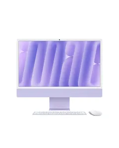 Pre-order - Apple Imac M4 24-inch 4.5k Retina Display With 10‑core Cpu 10‑core Gpu 16gb 512gb Ssd - Purple (Arabic)