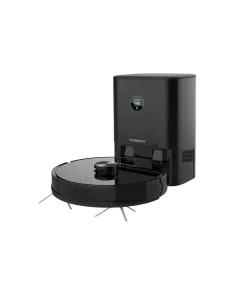 Powerology Smart Station Robot Vacuum And Mop - Black