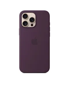 Apple Iphone 16 Pro Max Silicone Case With Magsafe - Plum
