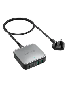 Ravpower 4-port Portable Desktop Charger, 100w, Rp-pc1042 - Black