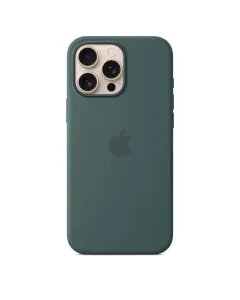 Apple Iphone 16 Pro Max Silicone Case With Magsafe - Lake Green