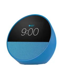 Amazon Echo Spot Smart Alarm Clock 2024 Edition - Ocean Blue