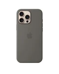 Apple Iphone 16 Pro Max Silicone Case With Magsafe - Stone Gray