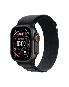 Apple Watch Ultra 3 GPS + Cellular 49mm Black Titanium Case with Black Alpine Loop - Large